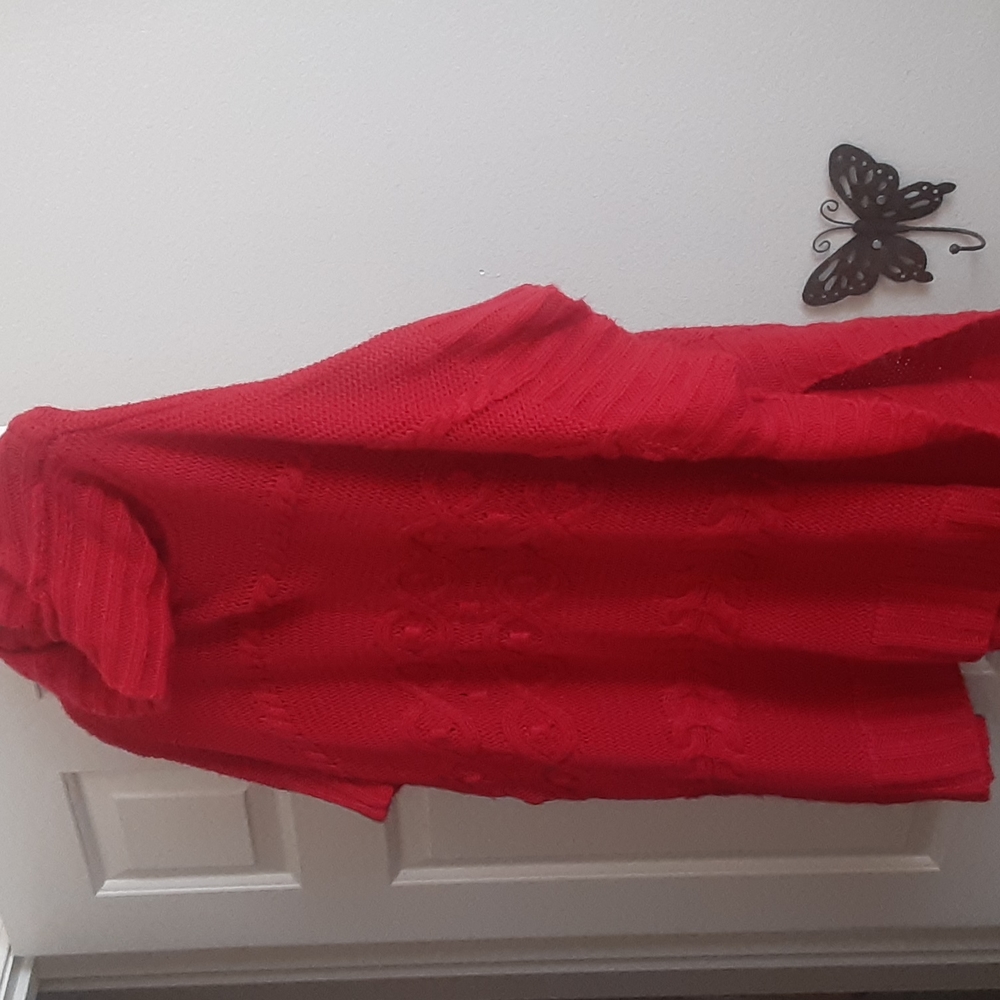 Cowl neck poncho